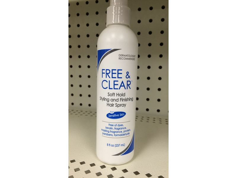 Free & Clear Hairspray Soft Hold, 8 fl oz (237 mL)