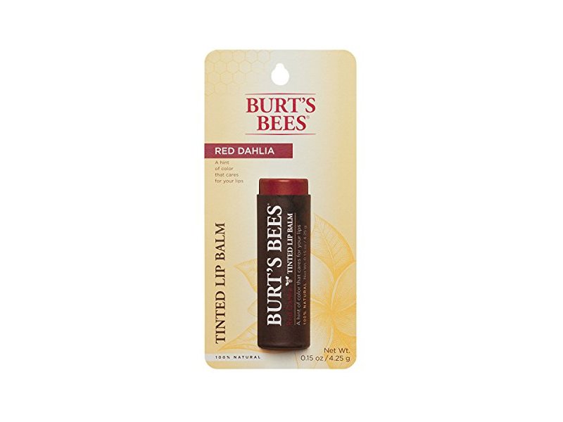 Burt's Bees Tinted Lip Balm, Red Dahlia, 0.15 Ounce Ingredients and Reviews