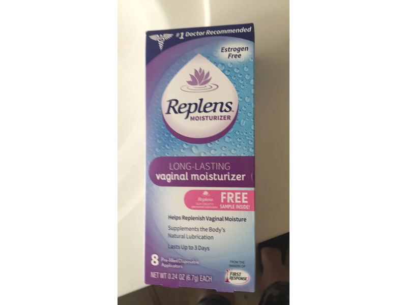 Replens Long-Lasting Vaginal Moisturizer, 0.24 oz/6.7 g (8 Count)  Ingredients and Reviews