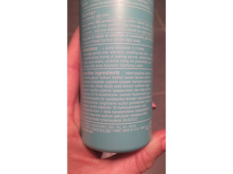 Clinique Acne Solutions Cleansing Foam, 4.2 fl oz/125 mL