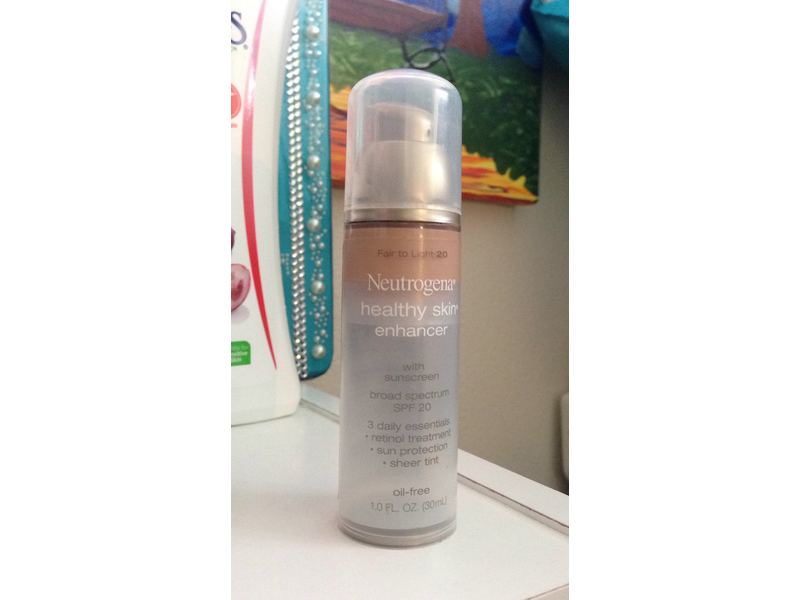 Neutrogena Healthy Skin Enhancer, Fair to Light 20, SPF 20, 1.0 fl oz/30 mL