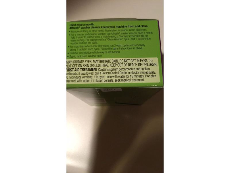 Affresh Washing Machine Cleaner, 8.4 oz/240 g, 6 Count