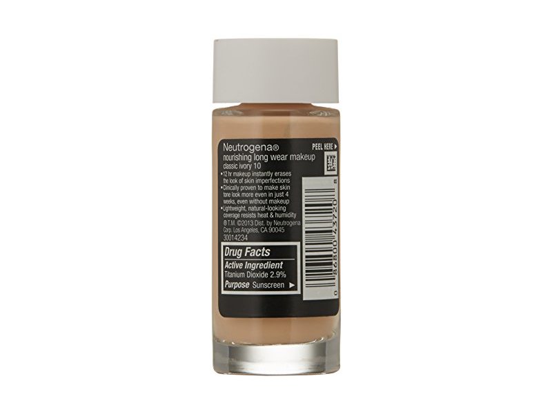 Neutrogena Nourishing Long Wear Liquid Makeup, Classic Ivory, 1 Fluid Ounce