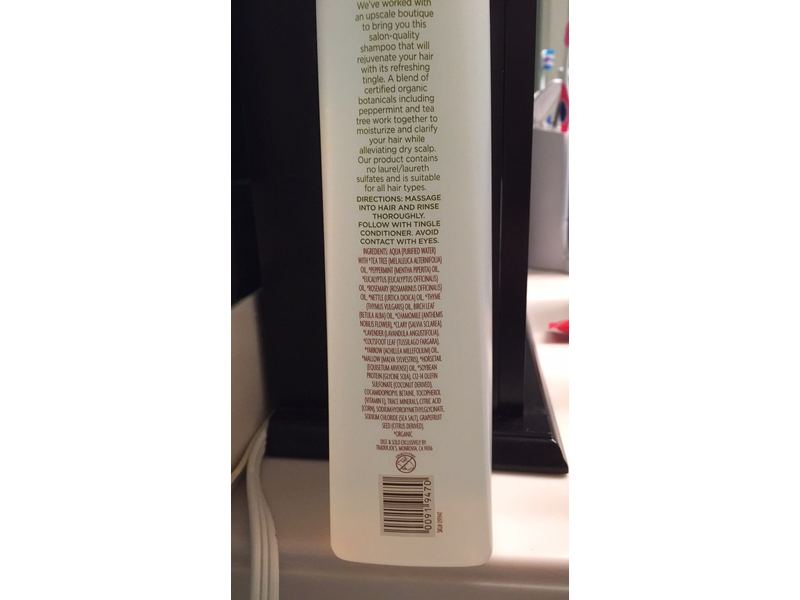 Trader Joe's Tea Tree Tingle Shampoo with Peppermint, Tea Tree and Eucalyptus Botanicals
