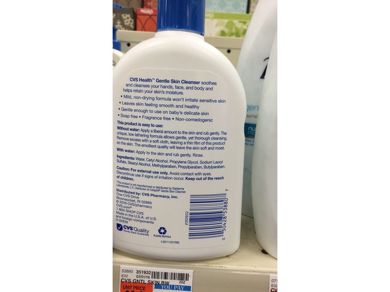 CVS Health Gentle Skin Cleanser, 20 fl oz