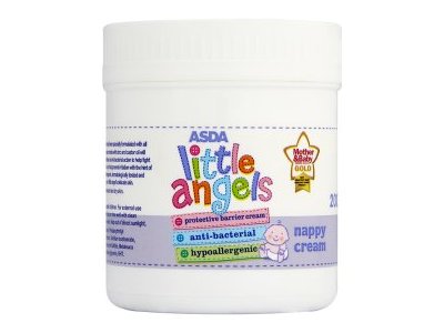 ASDA Little Angels Nappy Cream, Moisturising Barrier Formula, Sensitive, 200 g