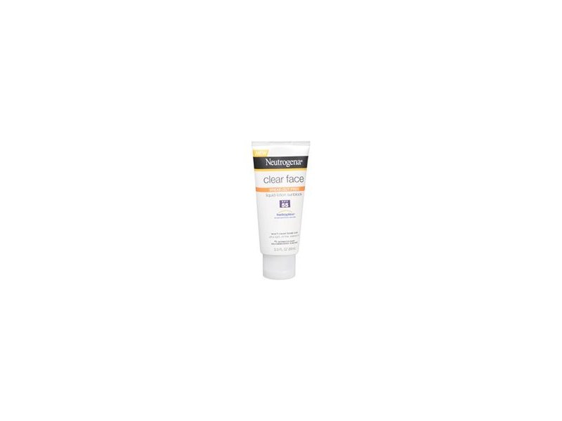 Neutrogena Clear Face Break-Out Free Oil-Free Sunscreen, SPF 55, 3 fl oz/88 mL