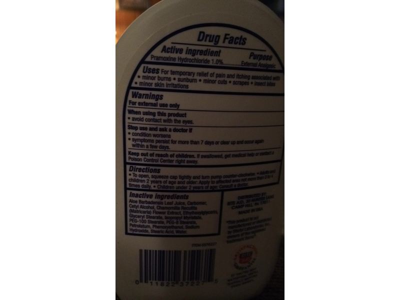 Rite Aid Anti-Itch Lotion, 7.5 fl oz/222 mL