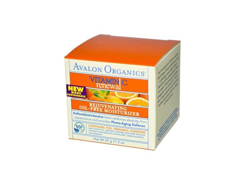Avalon Organics Vitamin C Rejuvenating Moisturizer, 2 Ounce 3 per case. Ingredients and Reviews