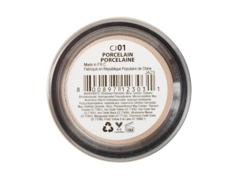 NYX Cosmetics Concealer Jar, 01 Porcelain, 0.25