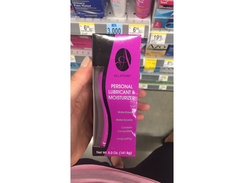 Allation Personal Lubricant & Moisturizer, 5.0 oz Ingredients and Reviews