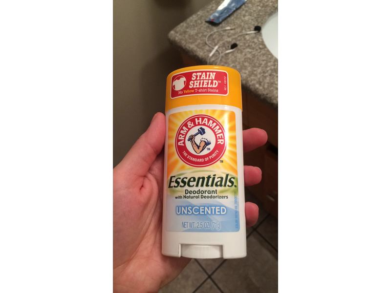 ARM & Hammer Essentials Deodorant, Unscented, 2.50 oz (6 Pack)