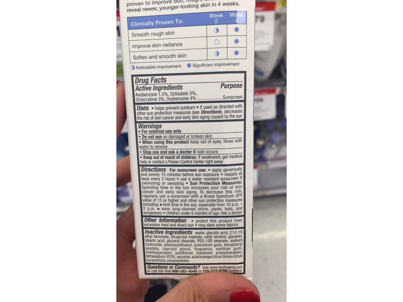 Neutrogena Healthy Skin Face Lotion, SPF 15, 2.5 Fluid Ounce