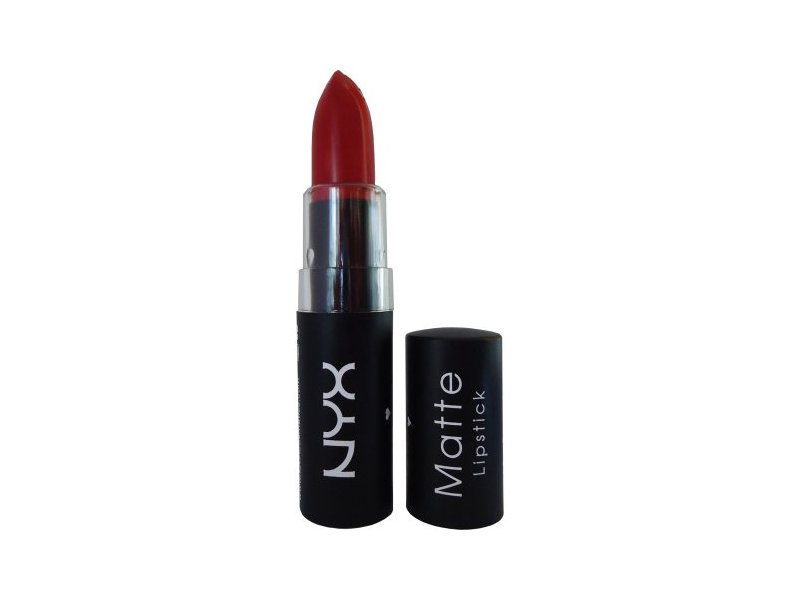 NYX Matte Lipstick, Perfect Red (Bright BlueToned Red), 0.16 oz