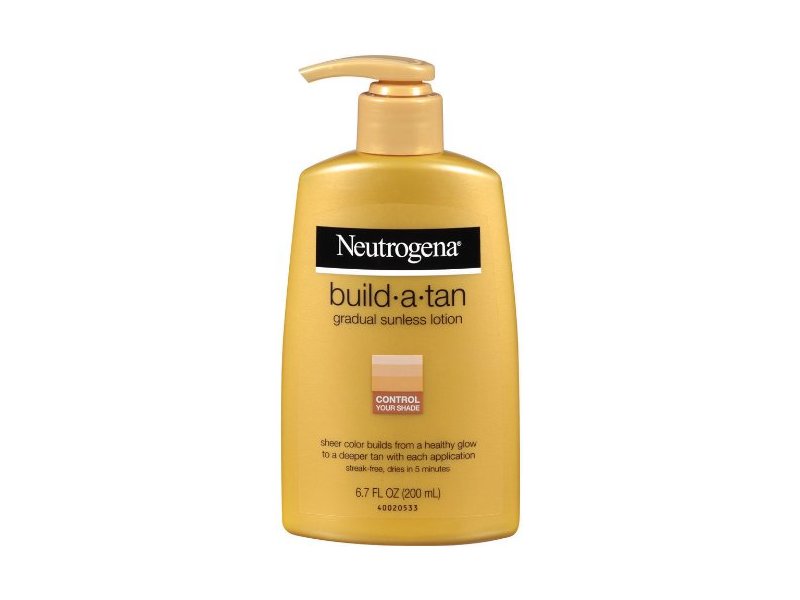 Neutrogena BuildATan Gradual Sunless Tanning 6.7 oz Ingredients and Reviews