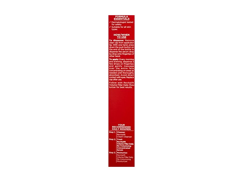L'Oréal Paris Revitalift Volume Filler Daily Concentrated Serum, 0.5 fl oz/15 mL