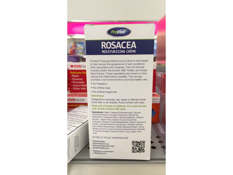 provent rosacea cream