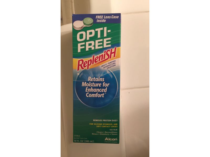 Alcon Opti-Free Replenish Multi-Purpose Disinfecting Solution, 10 fl oz (300 mL)