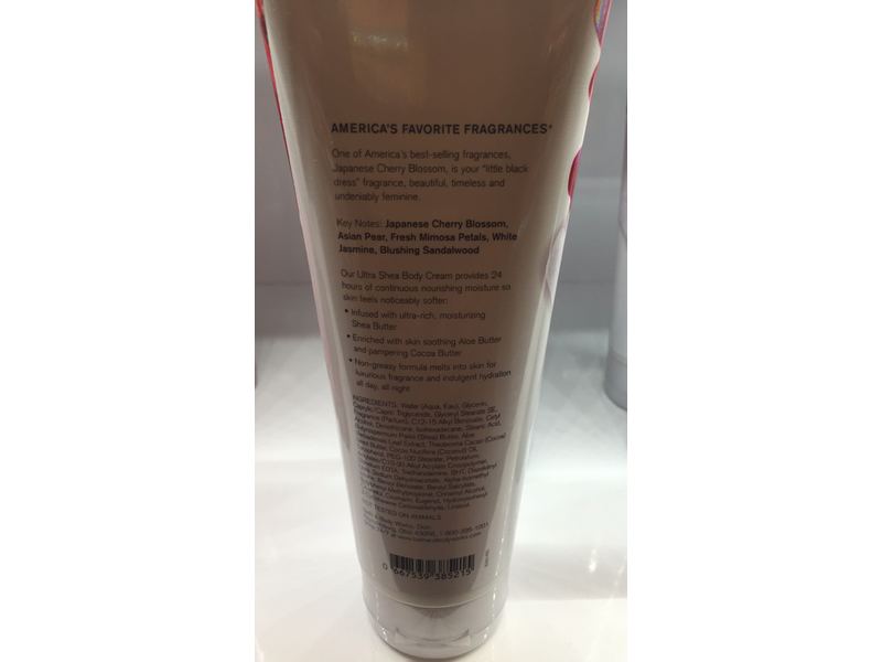 Bath & Body Works Ultra Shea Body Cream, Japanese Cherry Blossom, 8 oz/226g