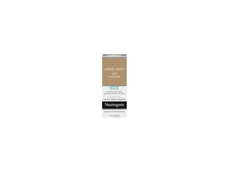 Neutrogena Visibly Daily Moisturizer, SPF 30, 1.7 fl oz/50 mL