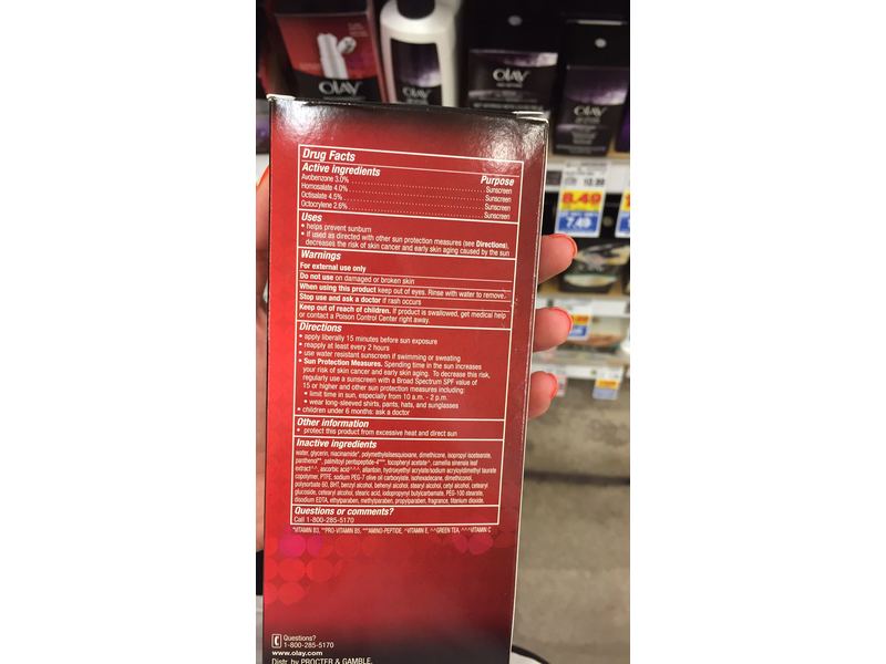 Olay Regenerist Regenerating Lotion With Sunscreen, SPF 15, 2.5 fl oz