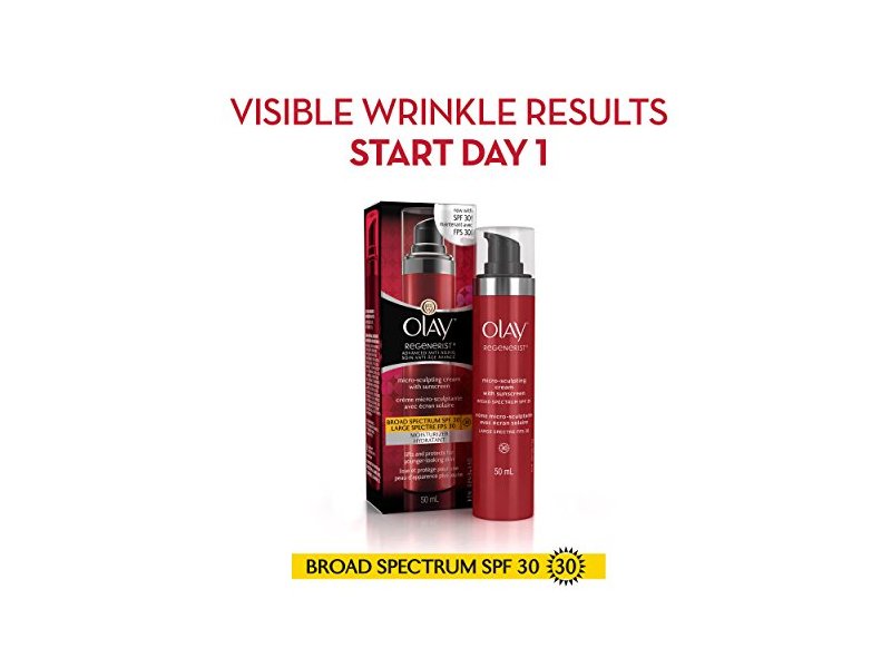 Olay Regenerist Micro-Sculpting Cream Moisturizer with SPF 30, 1.7 fl oz