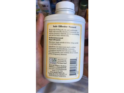 burt's bees baby powder safe