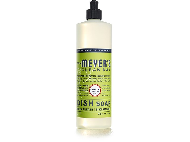 Mrs. Meyer's Clean Day Dish Soap, Lemon Verbena, 16 fl oz/473 mL