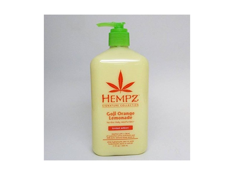 Hempz Goji Orange Lemonade Herbal Body Moisturizer, 17 fl oz, Signature