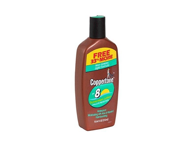 Coppertone Sunscreen Lotion, SPF 4 Ingredients and Reviews