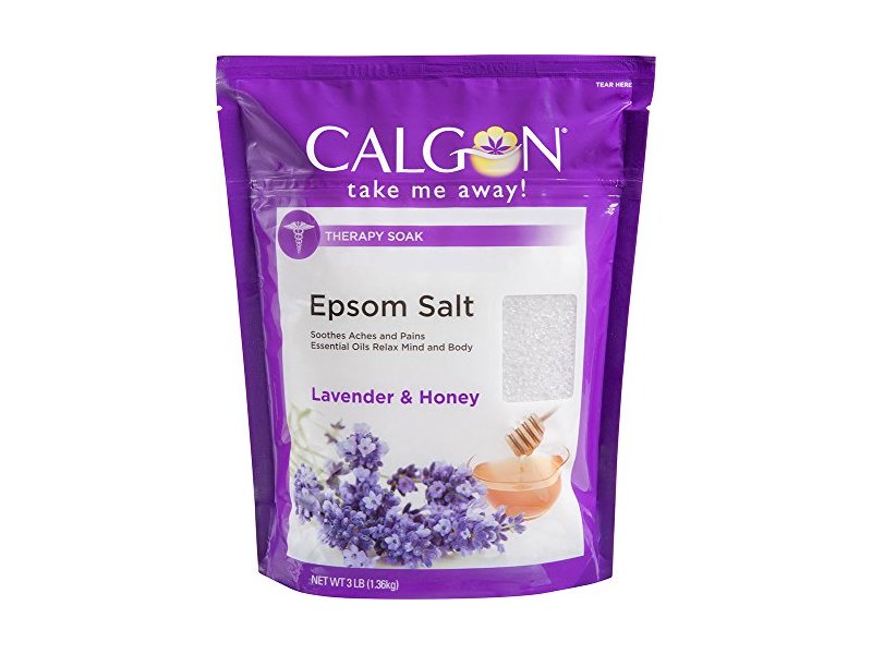 Calgon Epsom Salt, Lavender and Honey, 48 Ounce Ingredients and Reviews