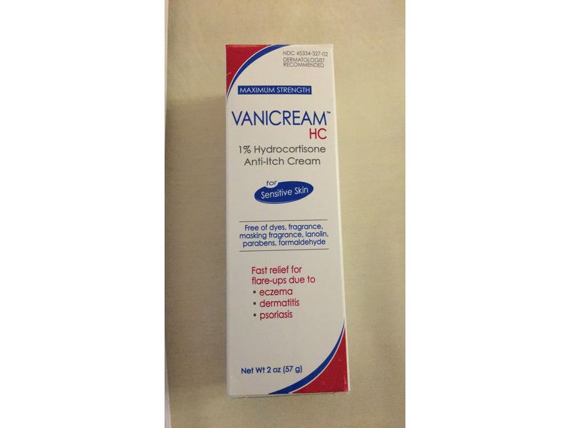 Vanicream HC 1% Hydrocortisone Cream, 2 oz (57 g)