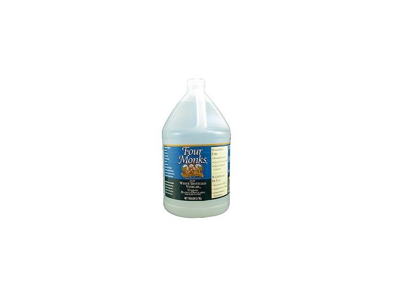 Four Monks White Distilled Vinegar, 128 fl oz/3.784 L