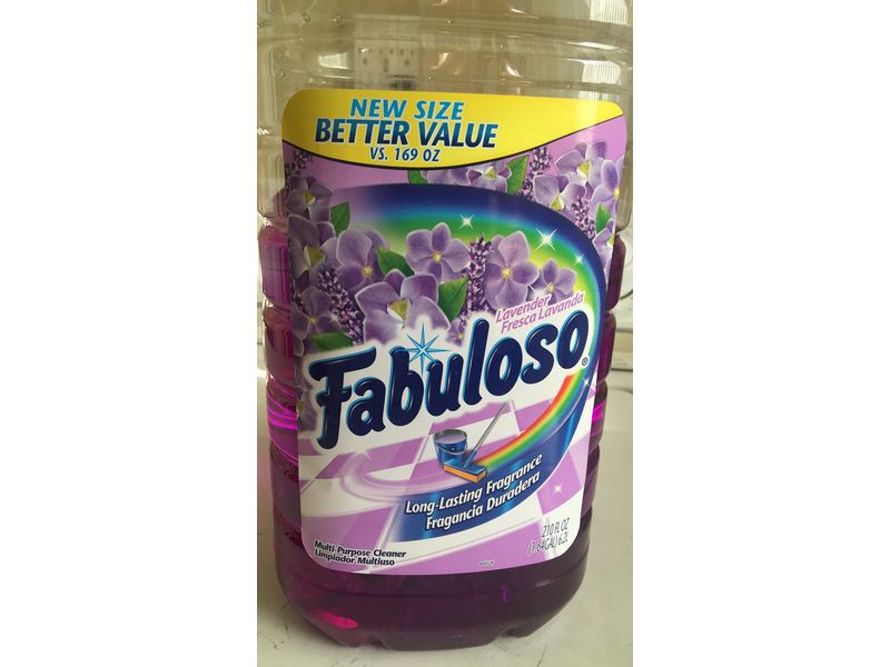 Fabuloso Multi-Purpose Cleaner, Lavender, 210 fl oz/6.2 L