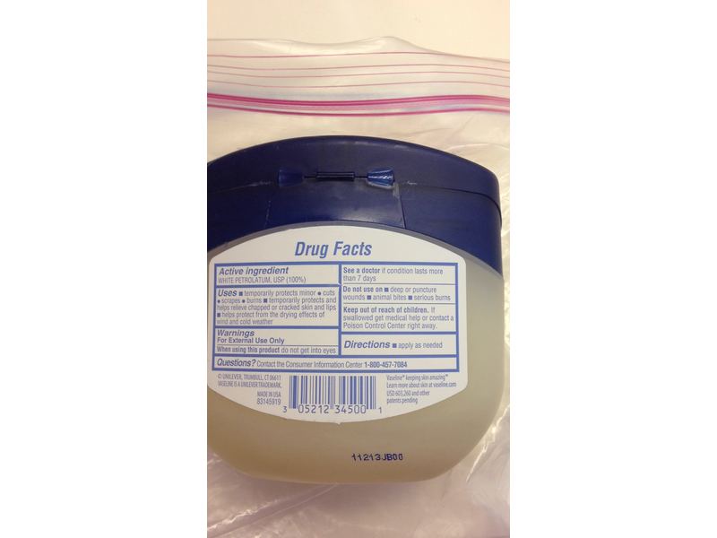 Vaseline 100% Pure Petroleum Jelly, Original, 13 oz