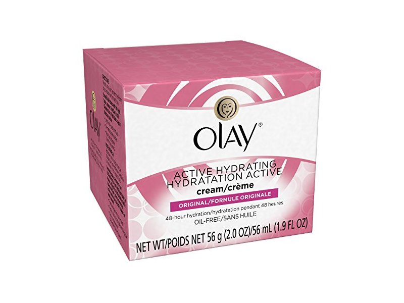 Olay Active Hydrating Cream Original Facial Moisturizer, 2 oz.