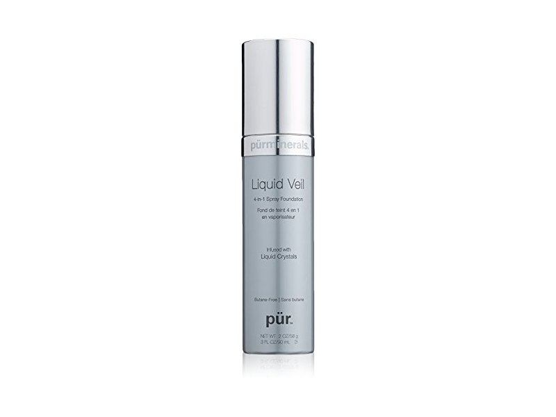 Pur Minerals Liquid Veil 4in1 Spray Foundation, Medium, 3 Fluid Ounce
