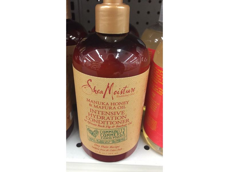 SheaMoisture Intensive Hydration Conditioner, Manuka Honey & Mafura Oil, 13 fl oz/384 mL