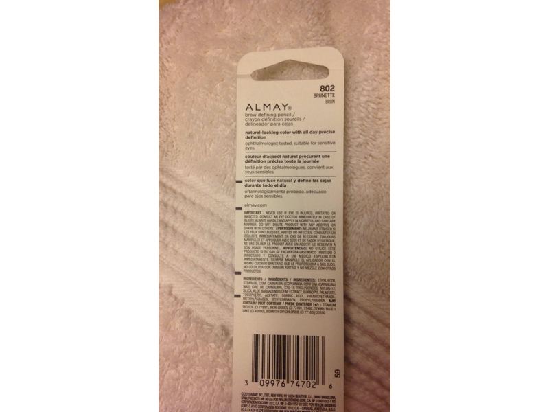Almay Brow Defining Pencil Brunette 802 Ingredients And Reviews
