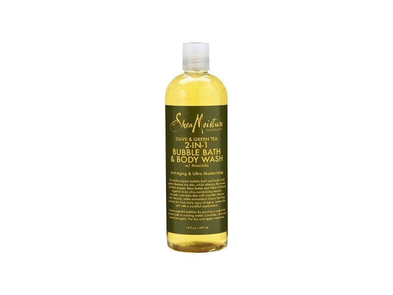 SheaMoisture Olive & Green Tea Bubble Bath & Body Wash, 16 fl oz ...