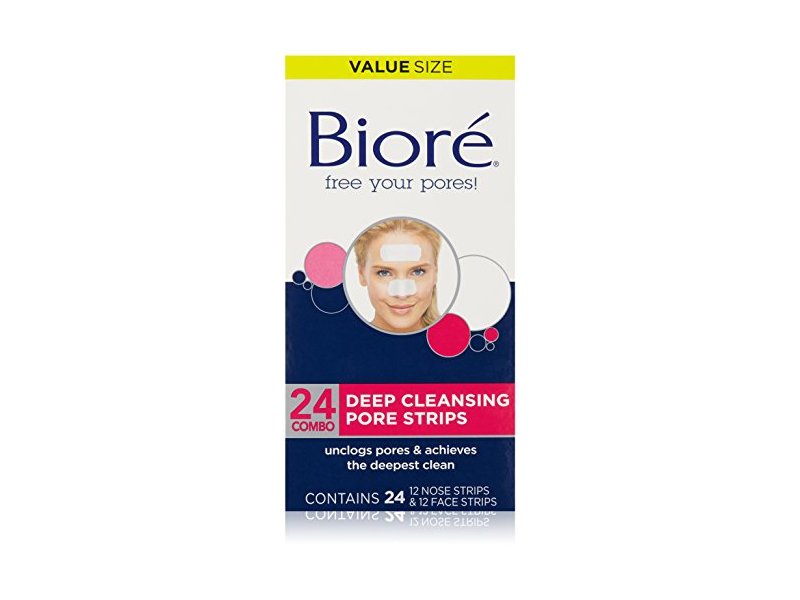 Biore Deep Cleansing Pore Strips, 24 Count Ingredients and Reviews