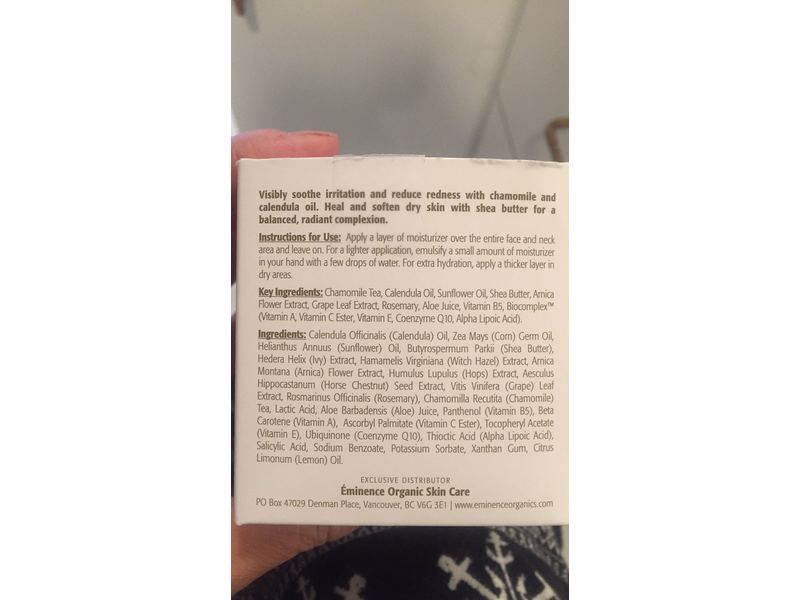 eminence calm skin chamomile moisturizer