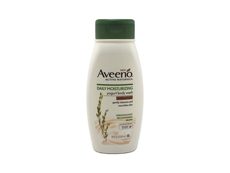 Aveeno Body Wash Yogurt Vanilla & Oats, 18 Ounce Ingredients and Reviews
