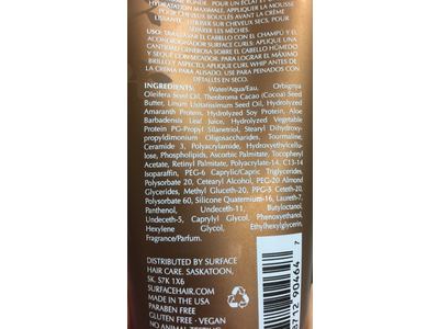 Surface Curls Smoothing Cream Ingredients And Reviews