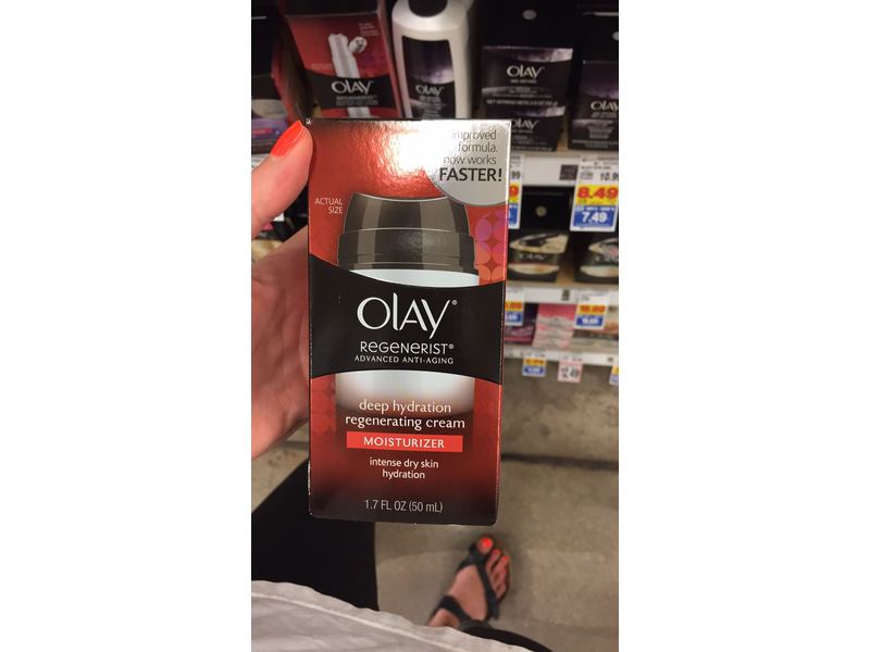 Olay Regenerist Advanced Anti-Aging Deep Hydration Regenerating Cream, 1.7 oz (Pack of 3)