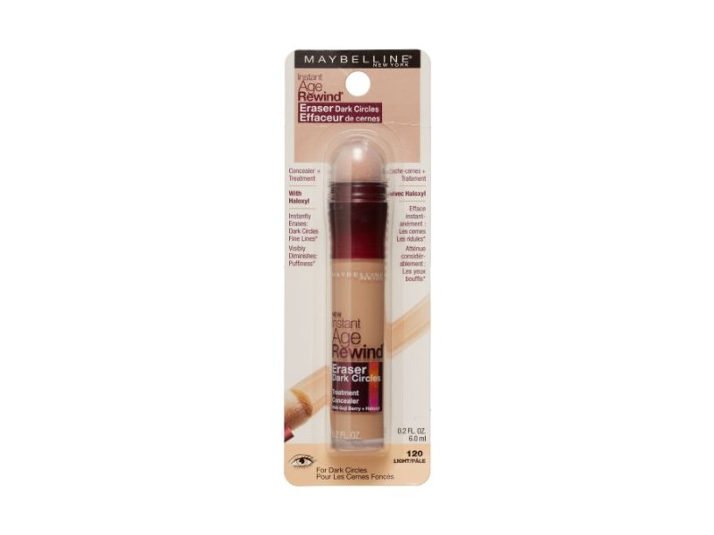 Maybelline New York Instant Age Rewind Eraser Multi-Use Concealer, 120 Light, 0.2 fl oz/6 mL