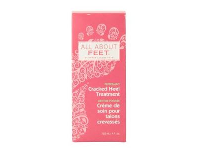 All About Feet Cracked Heel Treatment, Peppermint, 4 oz