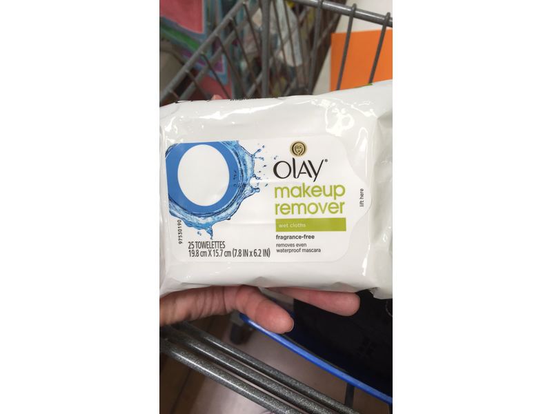 Olay Makeup Remover Wet Cloths, Fragrance Free