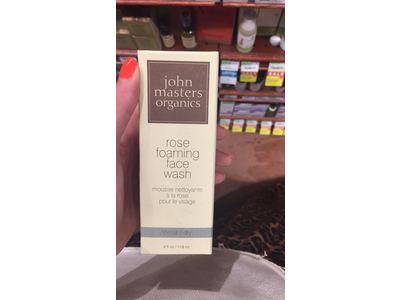 john masters rose foaming face wash