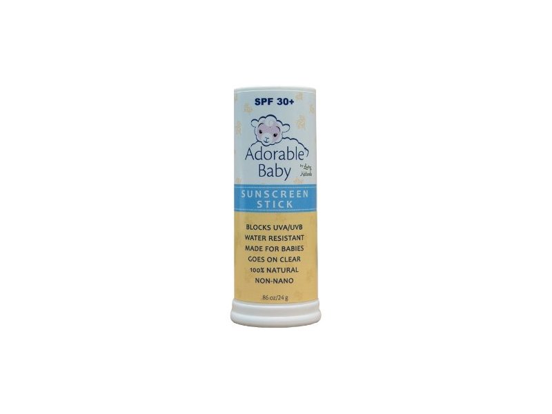 LovingNaturals Adorable Baby Sunscreen Stick, SPF +30 NonNano Zinc